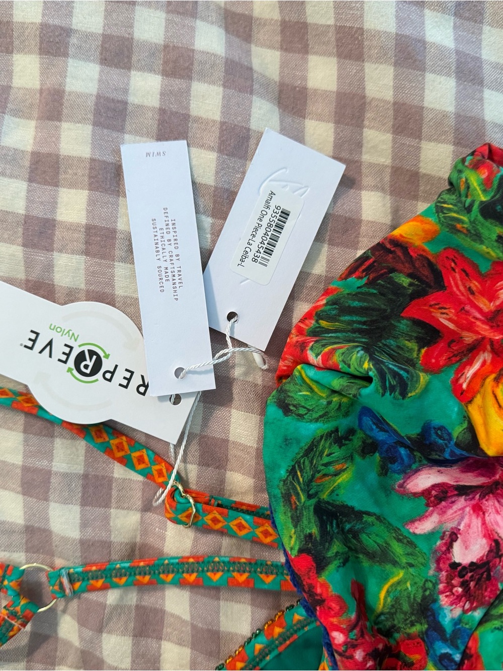 BYDEE nwt AMALFI ONE PIECE IN LA CEIBA - Picture 9 of 12